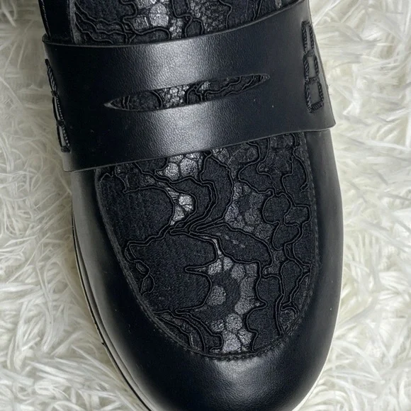 Stella McCartney Black Lace Loafers - Picture 9 of 9